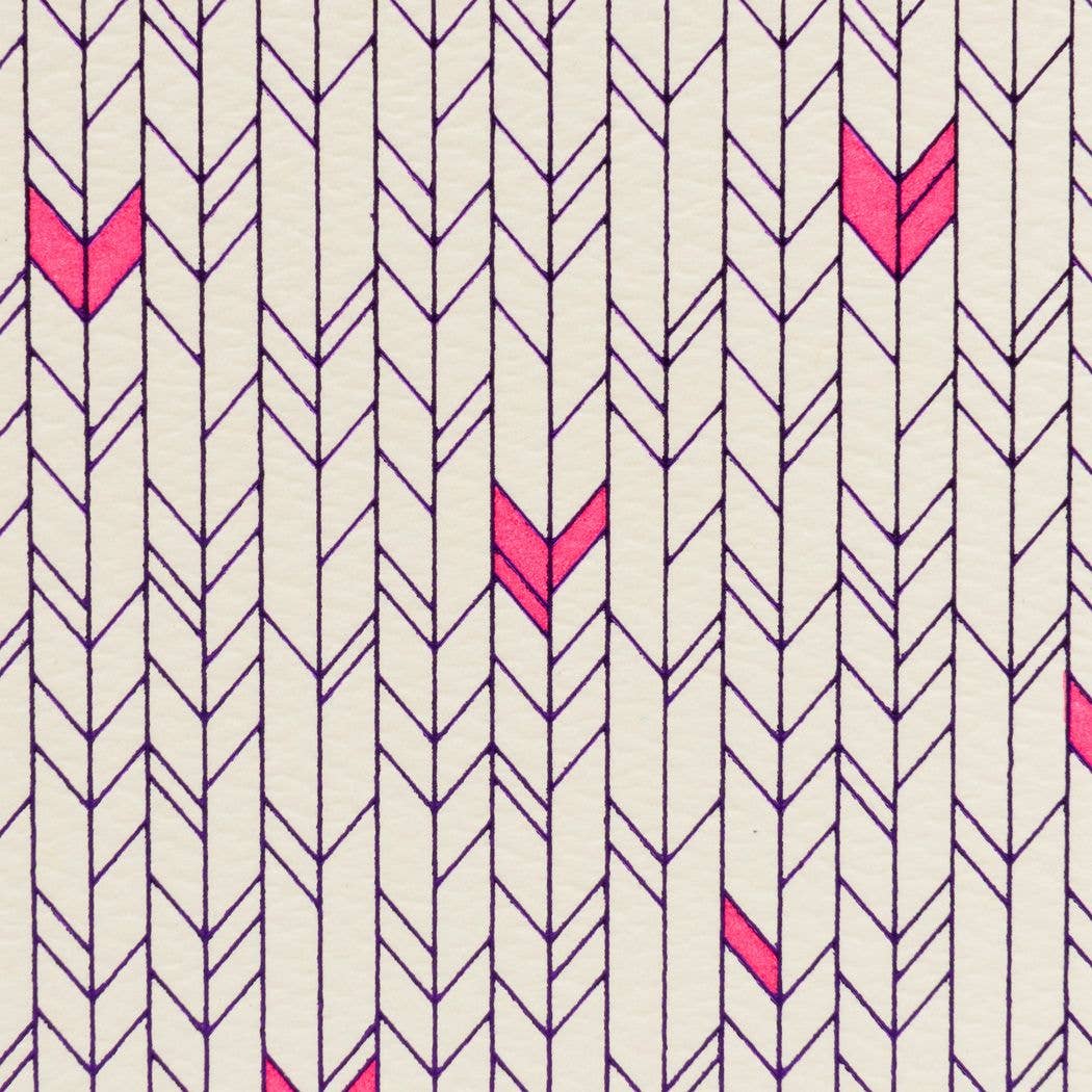 Set of 3 Pocket Letterpress Notebooks - Graphic Foil