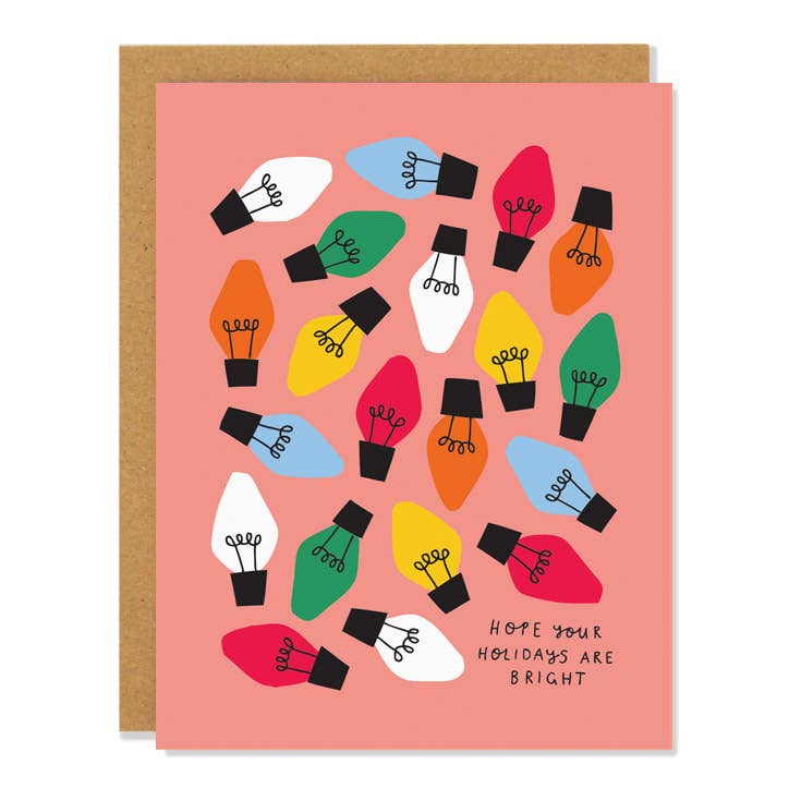 Christmas Lights - Greeting Card