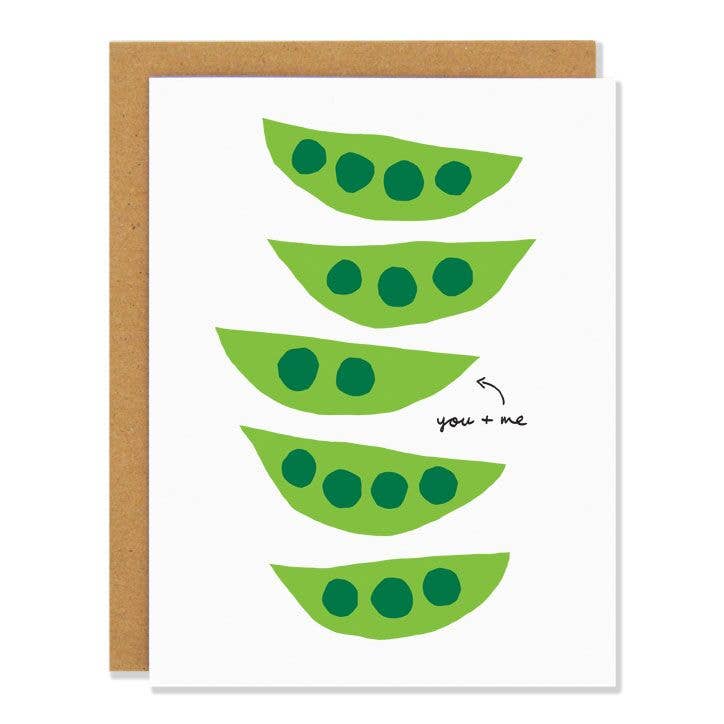 Peas in a Pod - Greeting Card