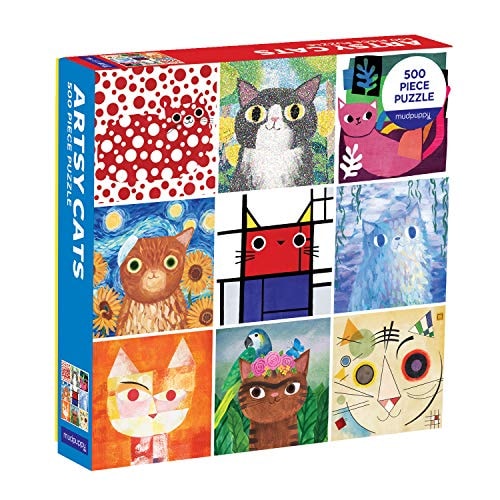 Artsy Cats 500PC Family Puzzle