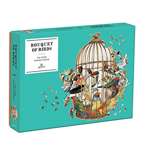 Bouquet Of Birds 750 Piece Shaped Puzzle