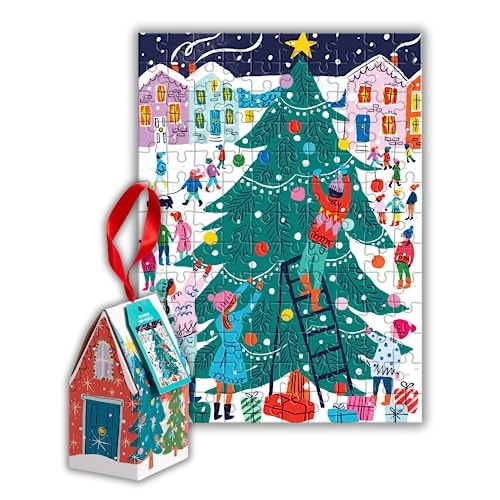 Tree Decorating 130 Piece Puzzle Ornament