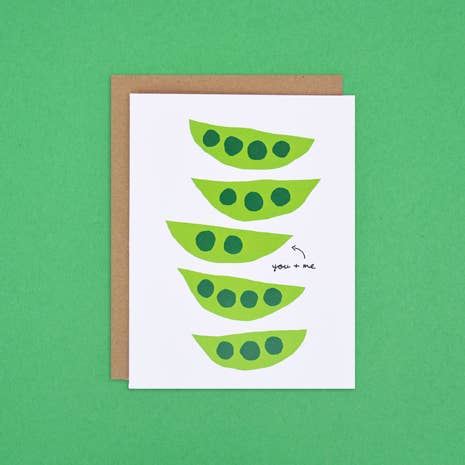 Peas in a Pod - Greeting Card