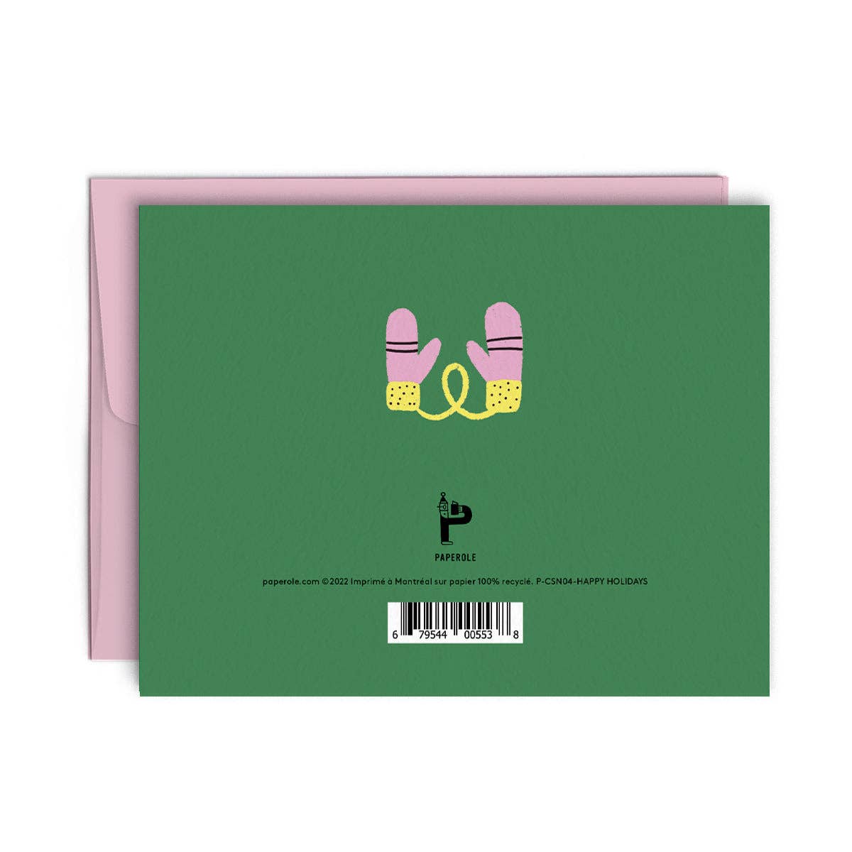 HAPPY HOLIDAYS — Greeting Card