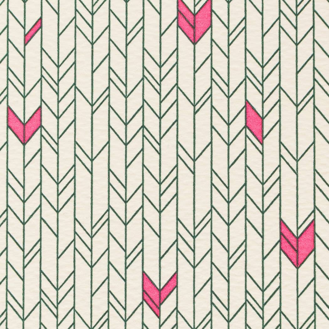 Set of 3 Pocket Letterpress Notebooks - Graphic Foil