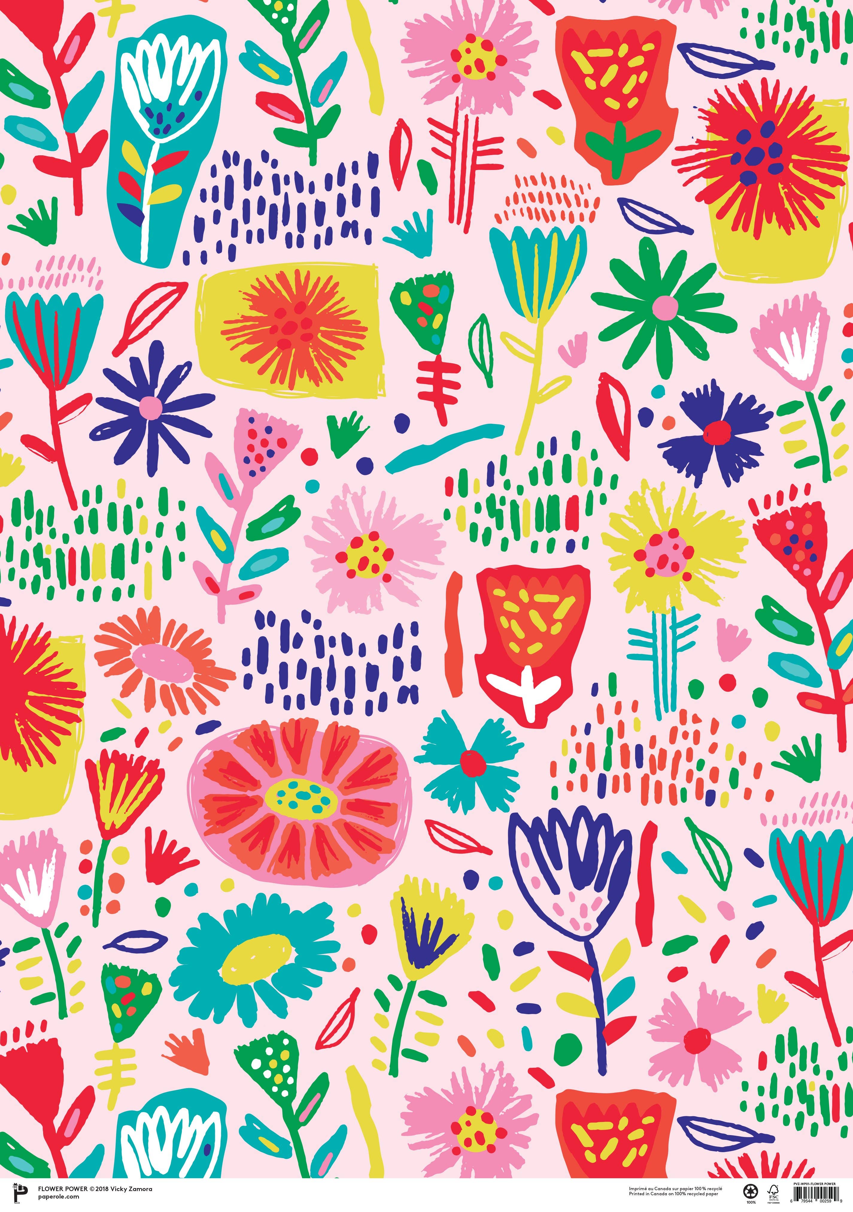 FLOWER POWER – Wrapping Paper