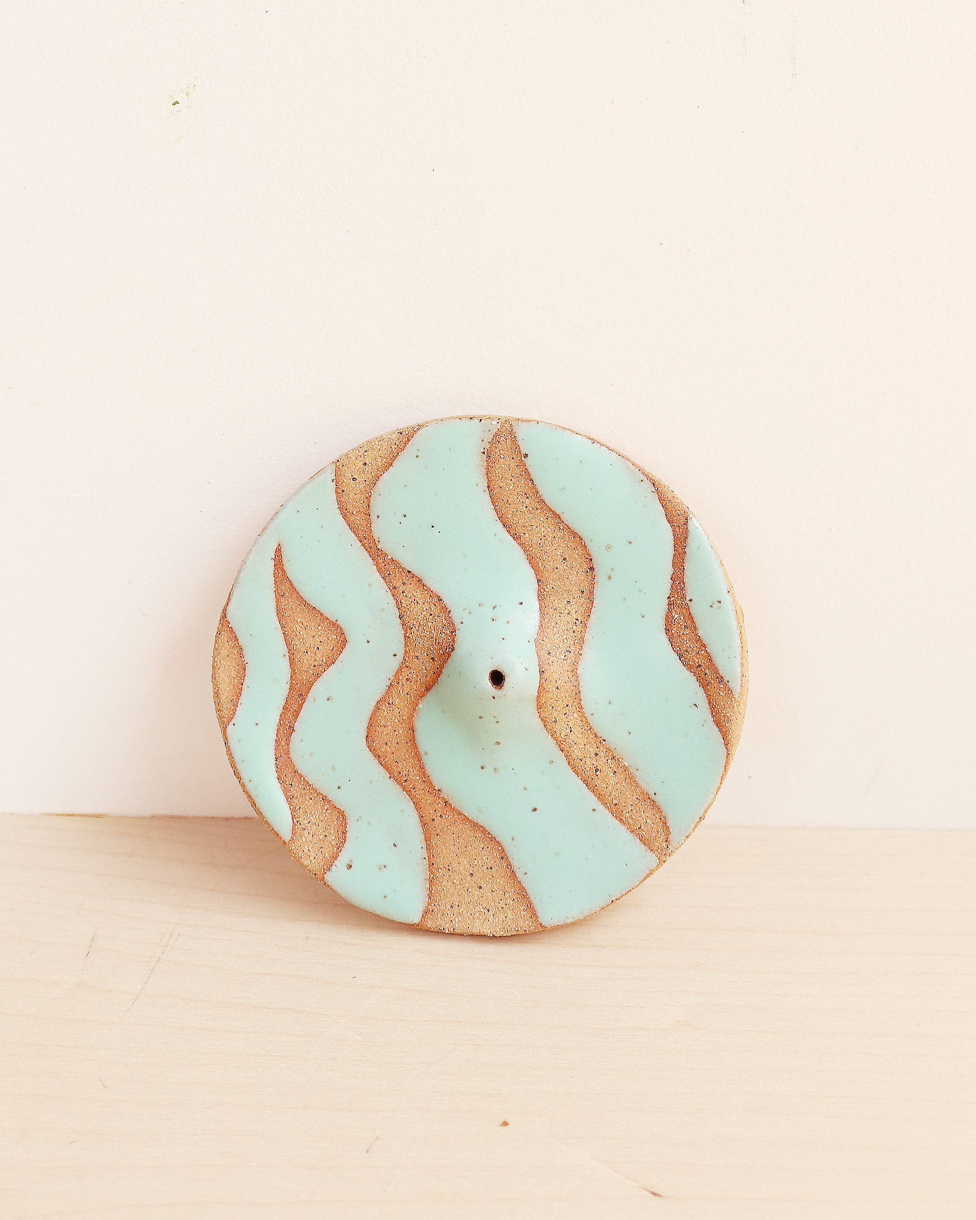Ceramic Incense Holder - Wavy