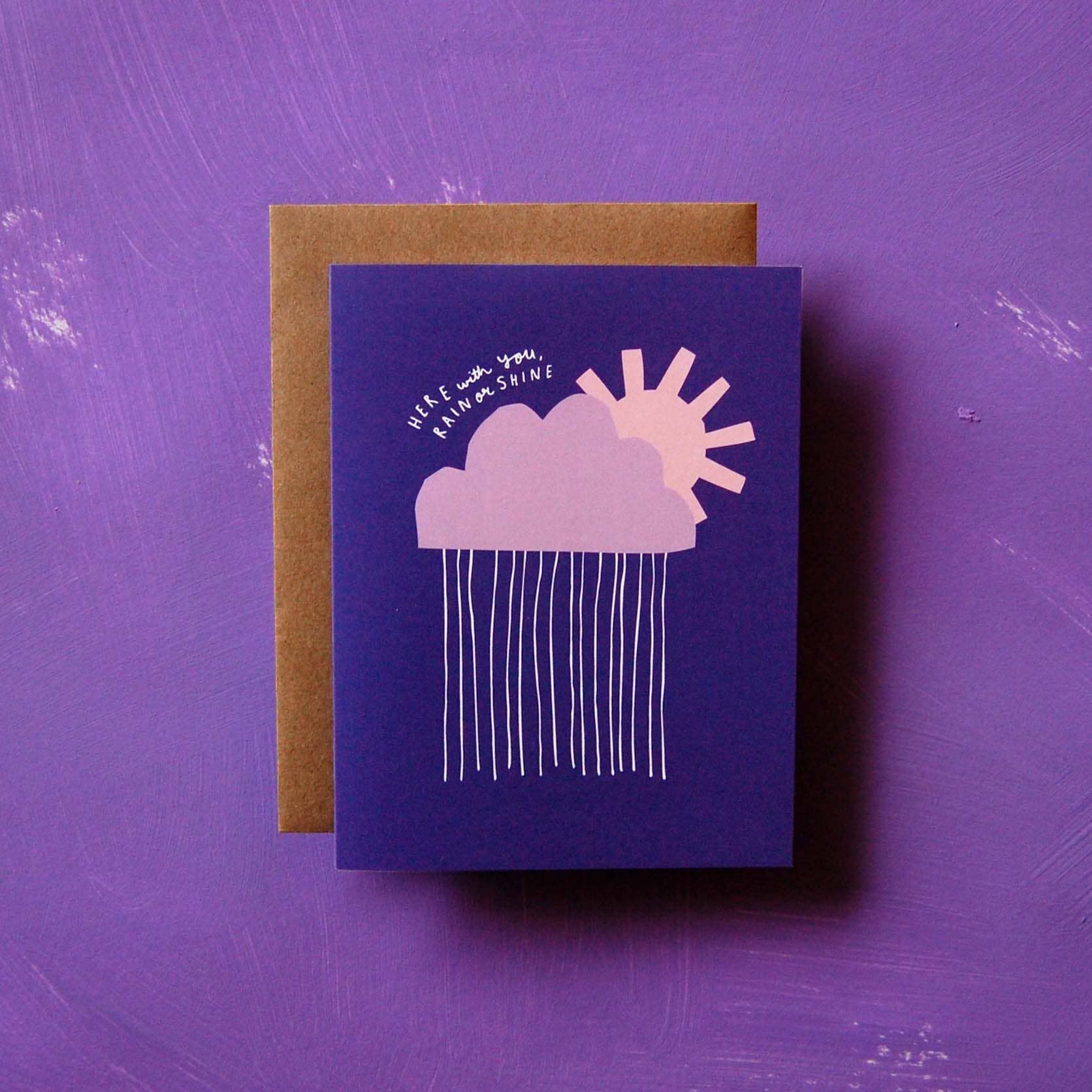 Rain or Shine - Encouragement Card