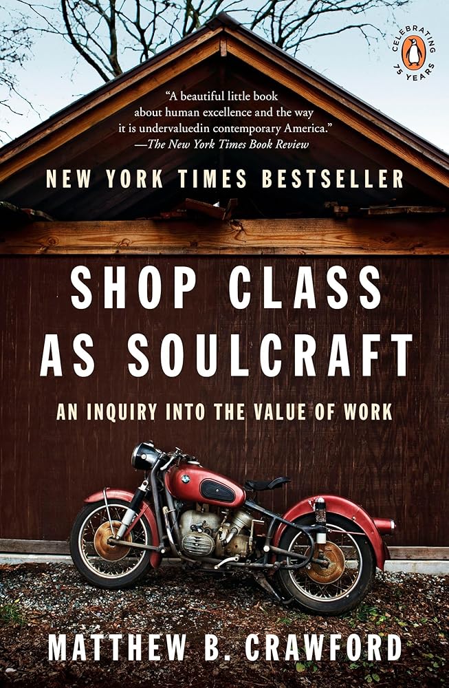 Shop Class as Soulcraft: An Inquiry into the Value of Work cover image