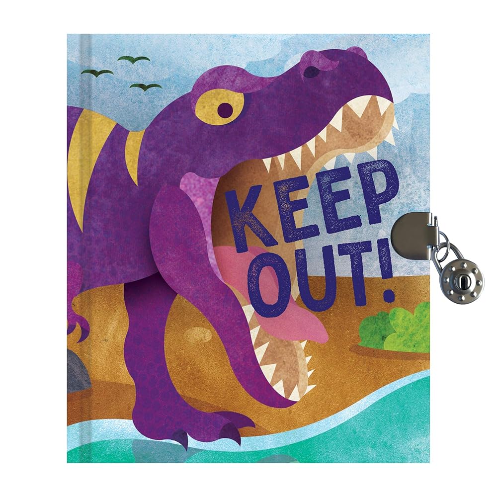 T-Rex Locked Diary cover image