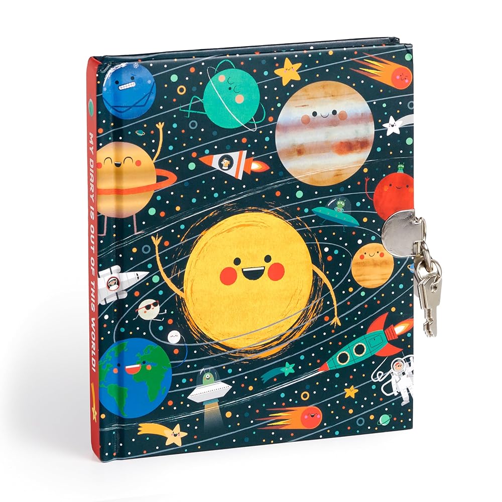 Solar System Locked Diary cover image