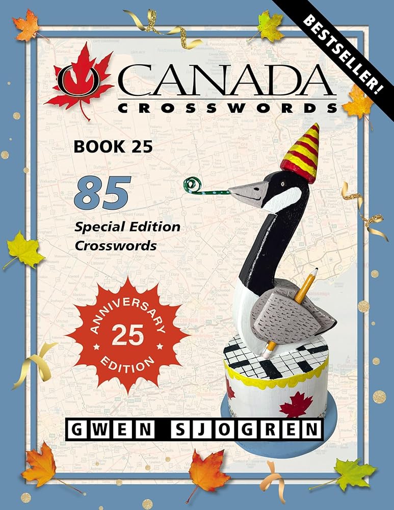 O Canada Crosswords Book 25 cover image