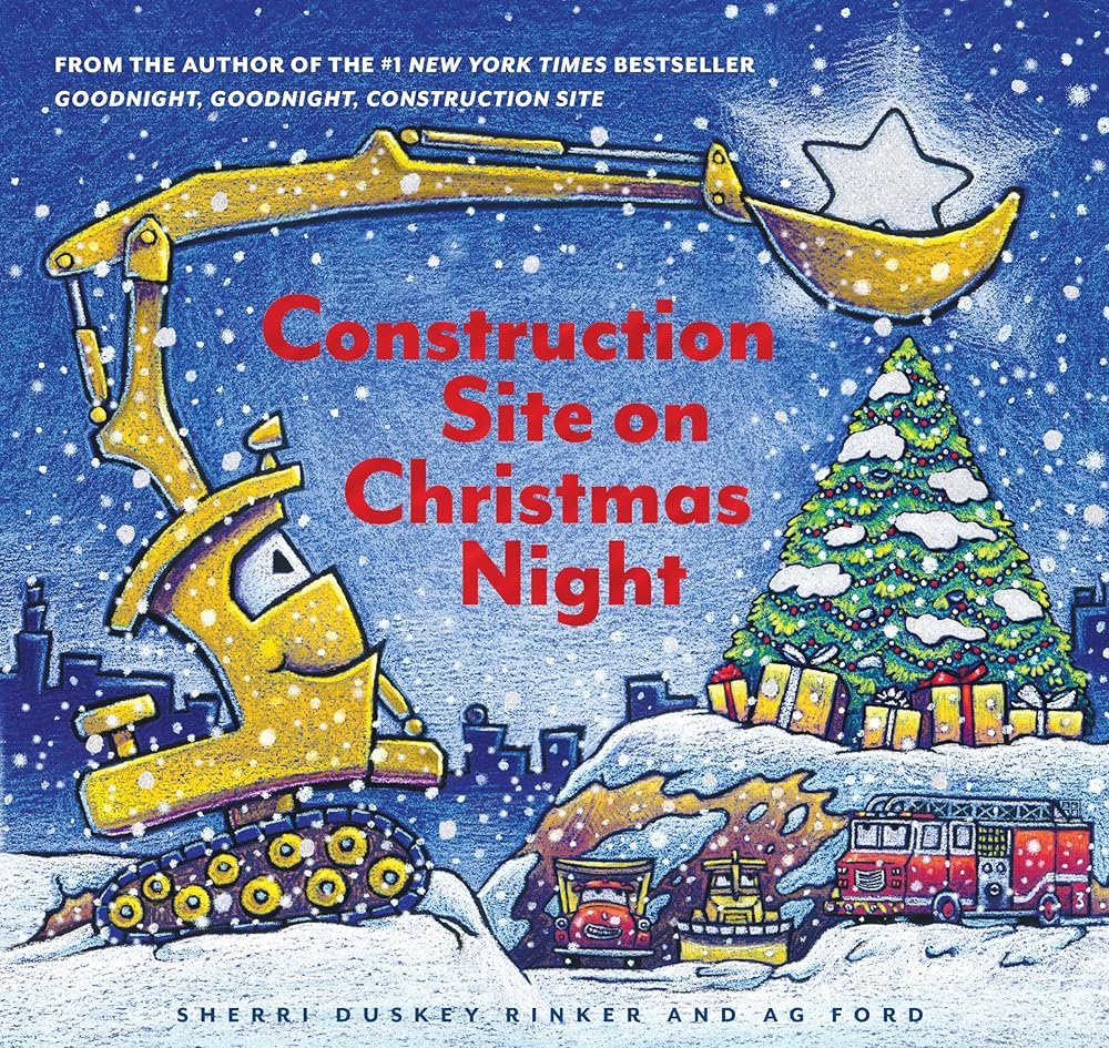 Construction Site on Christmas Night: (Christmas Book for Kids, Children's Book, Holiday Picture Book) (Goodnight, Goodnight, Construc) cover image