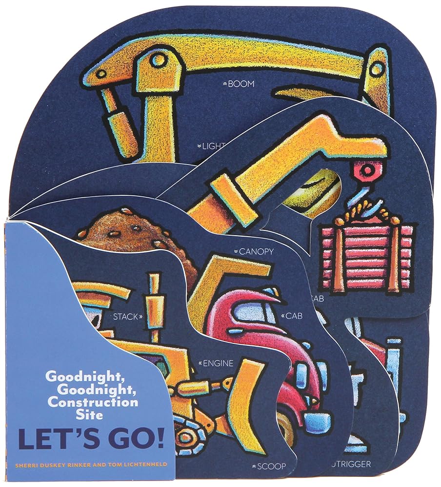Goodnight, Goodnight, Construction Site: Let's Go!: (Construction Vehicle Board Books, Construction Site Books, Children's Books for Toddlers) cover image