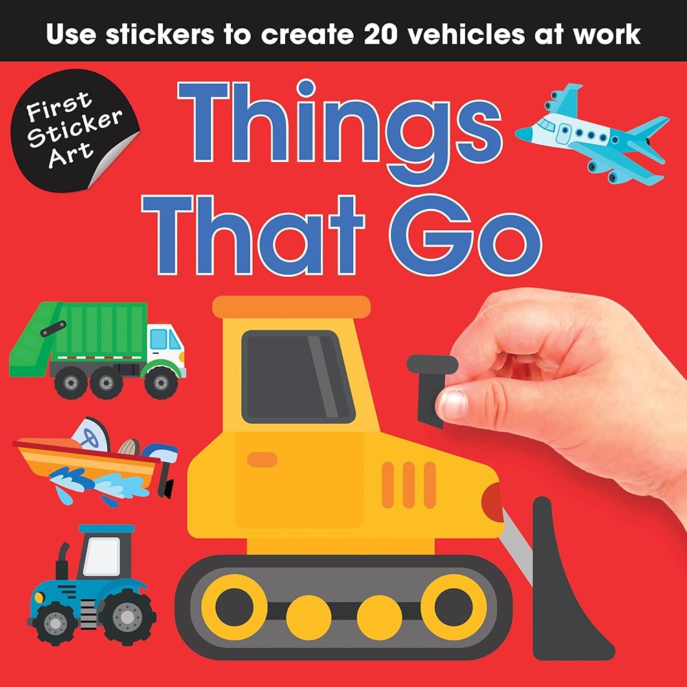 First Sticker Art: Things That Go cover image