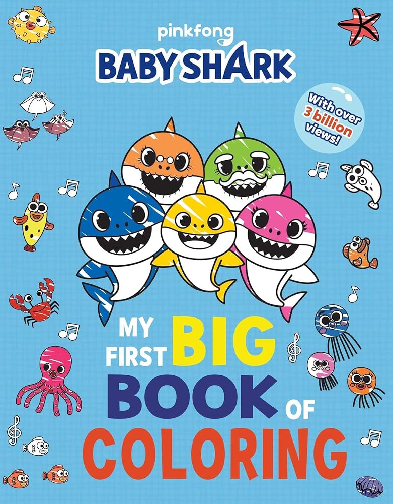 Baby Shark: My First Big Book of Coloring cover image