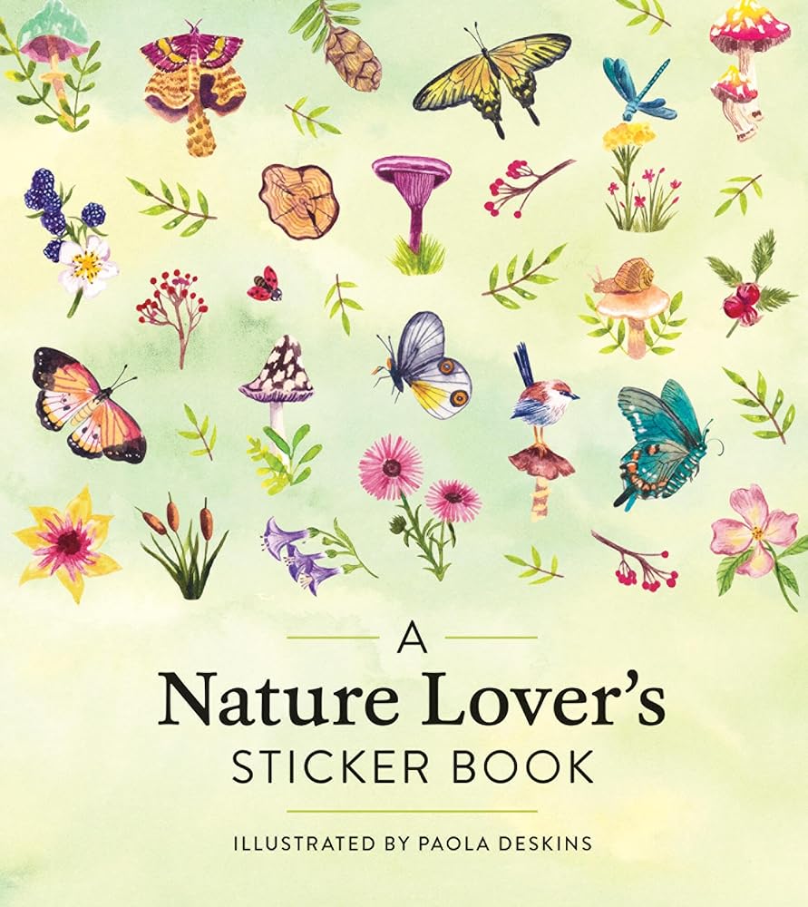 A Nature Lover's Sticker Book cover image