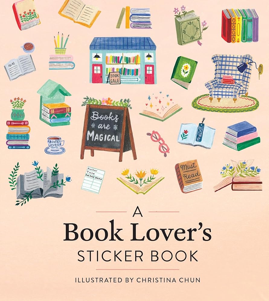 A Book Lover's Sticker Book cover image