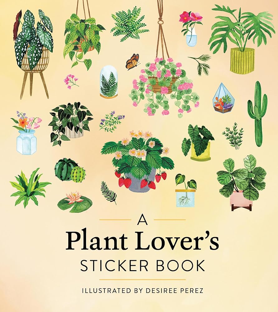 A Plant Lover's Sticker Book cover image