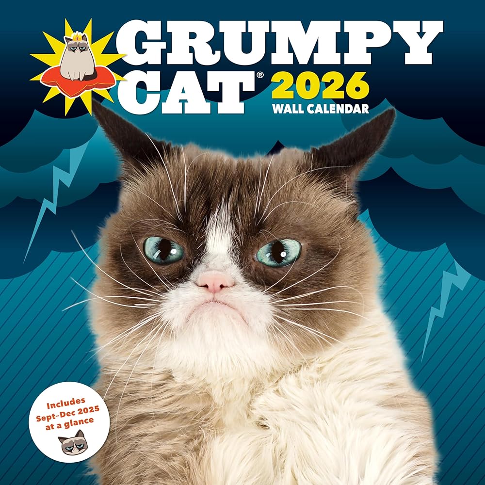Grumpy Cat 2026 Wall Calendar cover image
