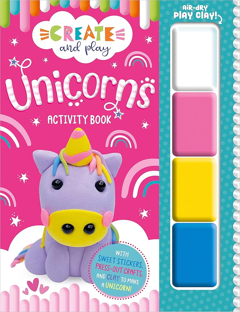 Create and Play Unicorns Activity Book cover image