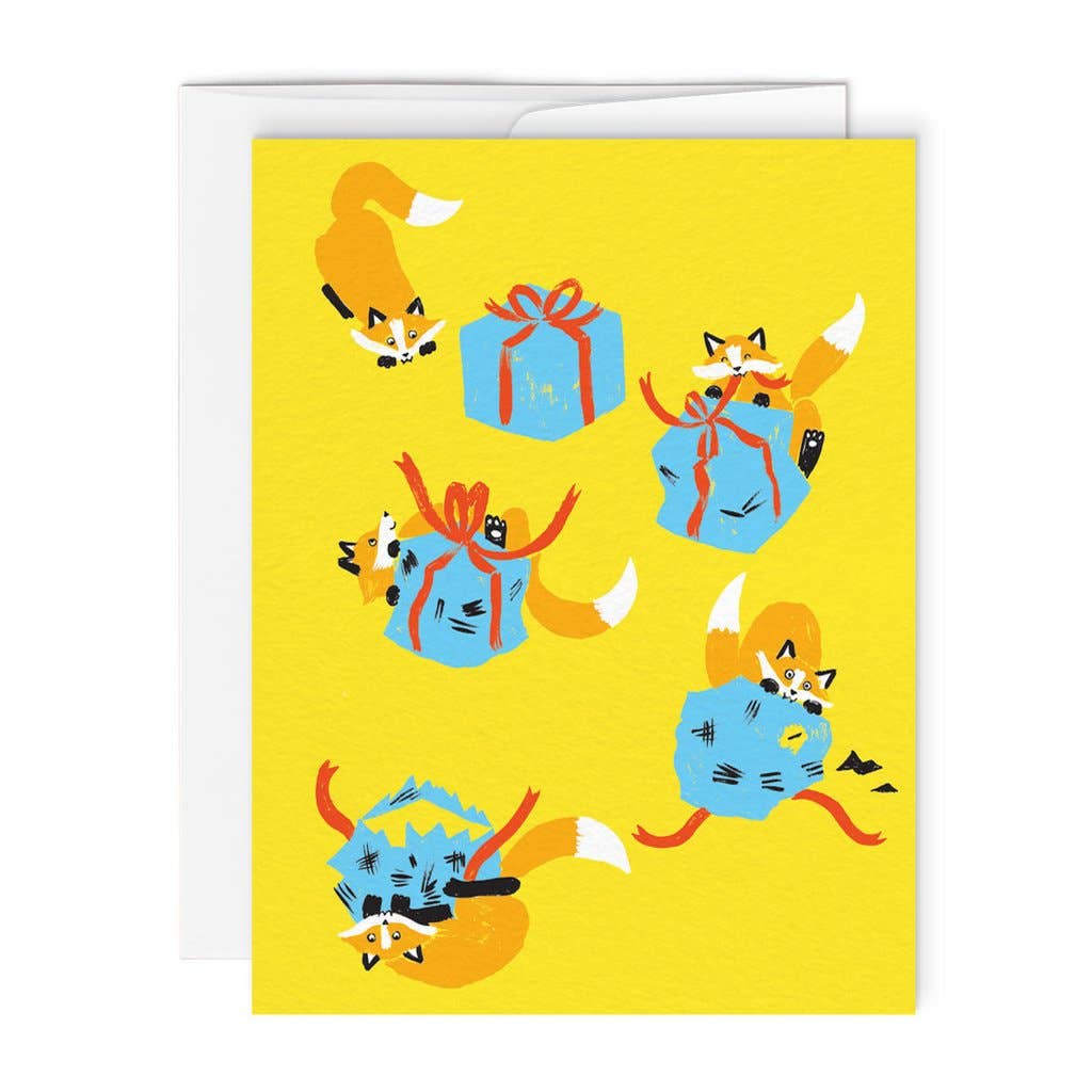 RENARDS CADEAUX — Greeting card