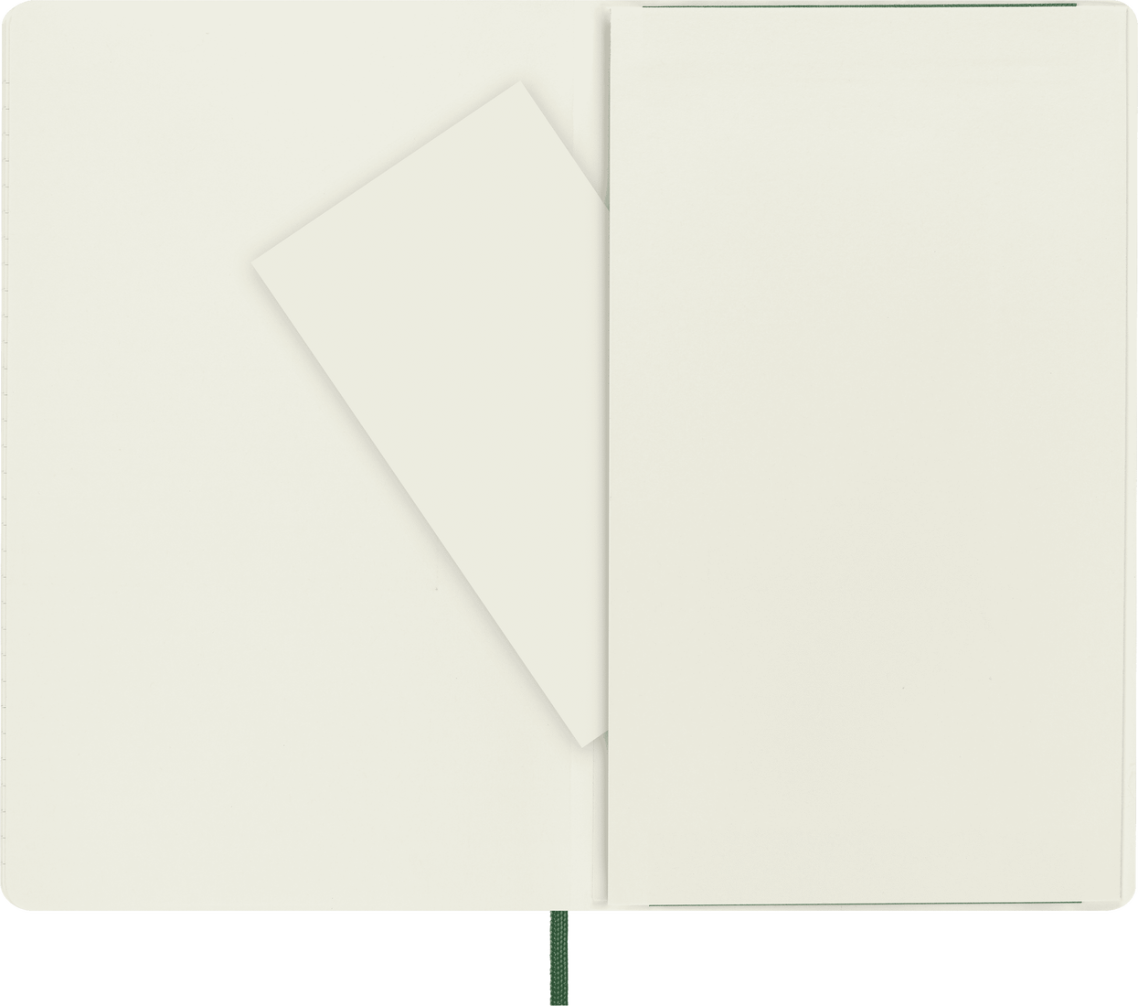 Moleskine Notebook, Large, Plain, Myrtle Green, Soft Cover (5 x 8.25)
