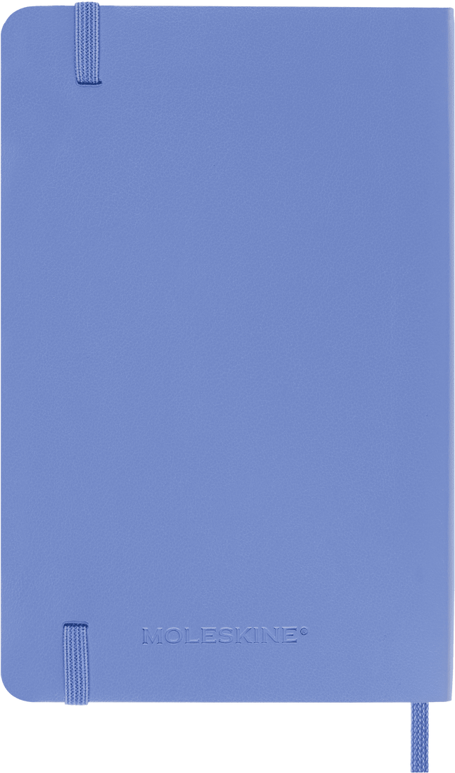 Moleskine Classic Notebook, Pocket, Ruled, Hydrangea Blue, Soft Cover (3.5 X 5.5)