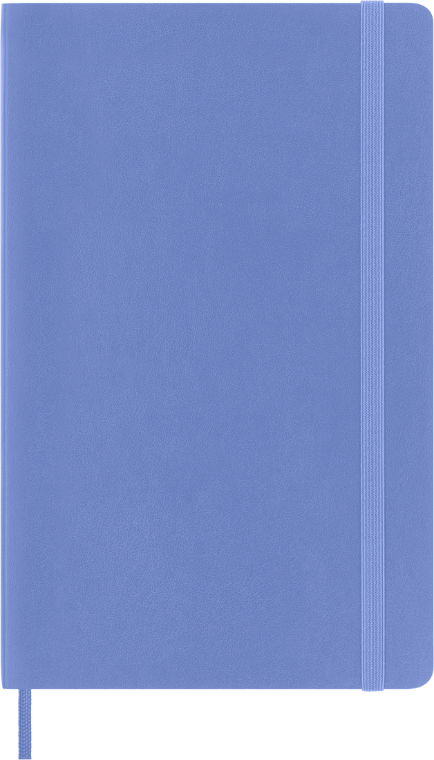 Moleskine Classic Notebook, Large, Ruled, Hydrangea Blue, Soft Cover (5 X 8.25)