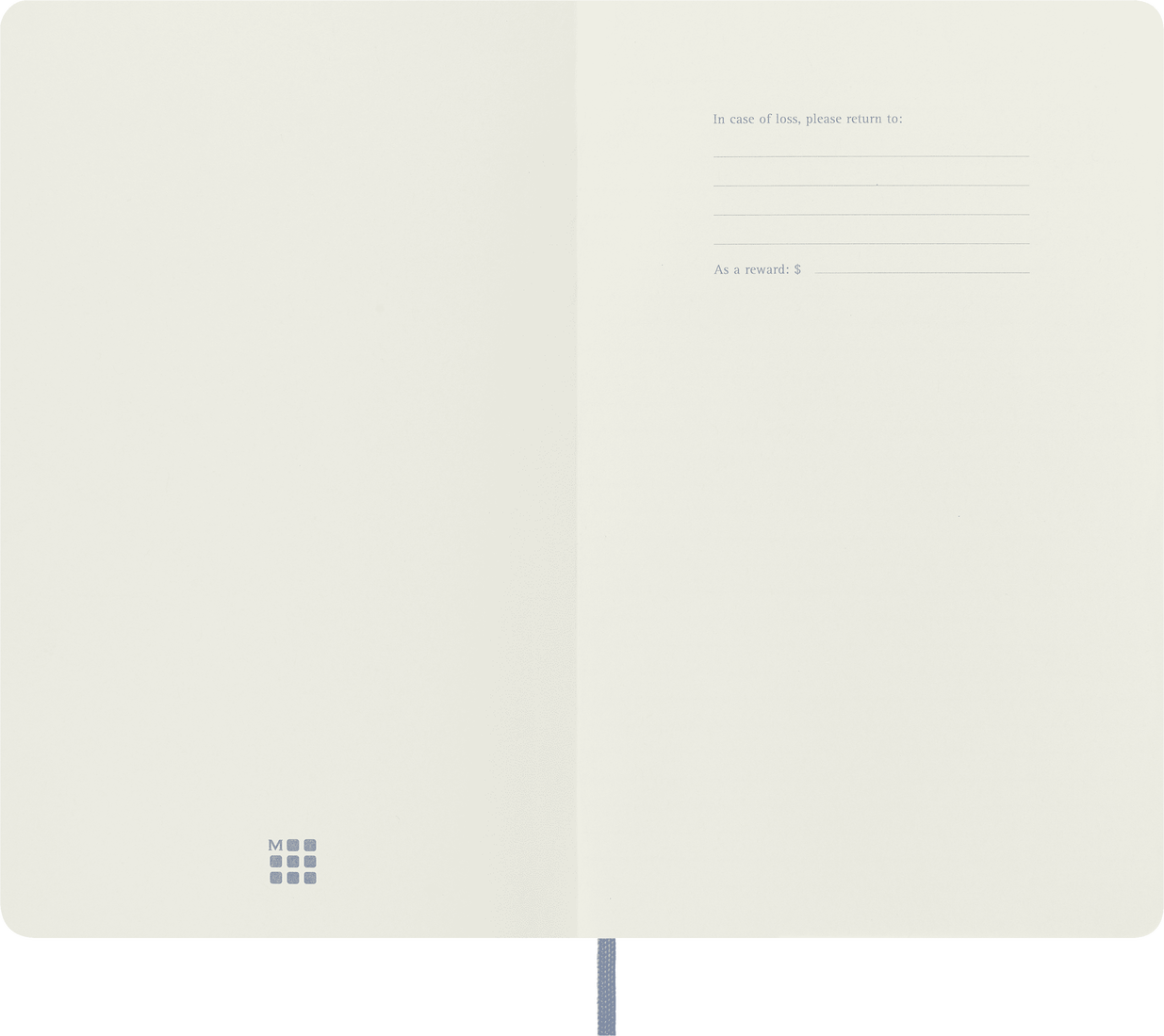 Moleskine Classic Notebook, Large, Ruled, Hydrangea Blue, Soft Cover (5 X 8.25)