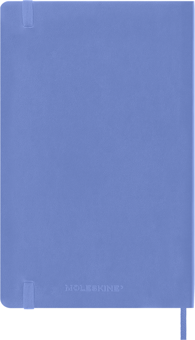 Moleskine Classic Notebook, Large, Ruled, Hydrangea Blue, Soft Cover (5 X 8.25)