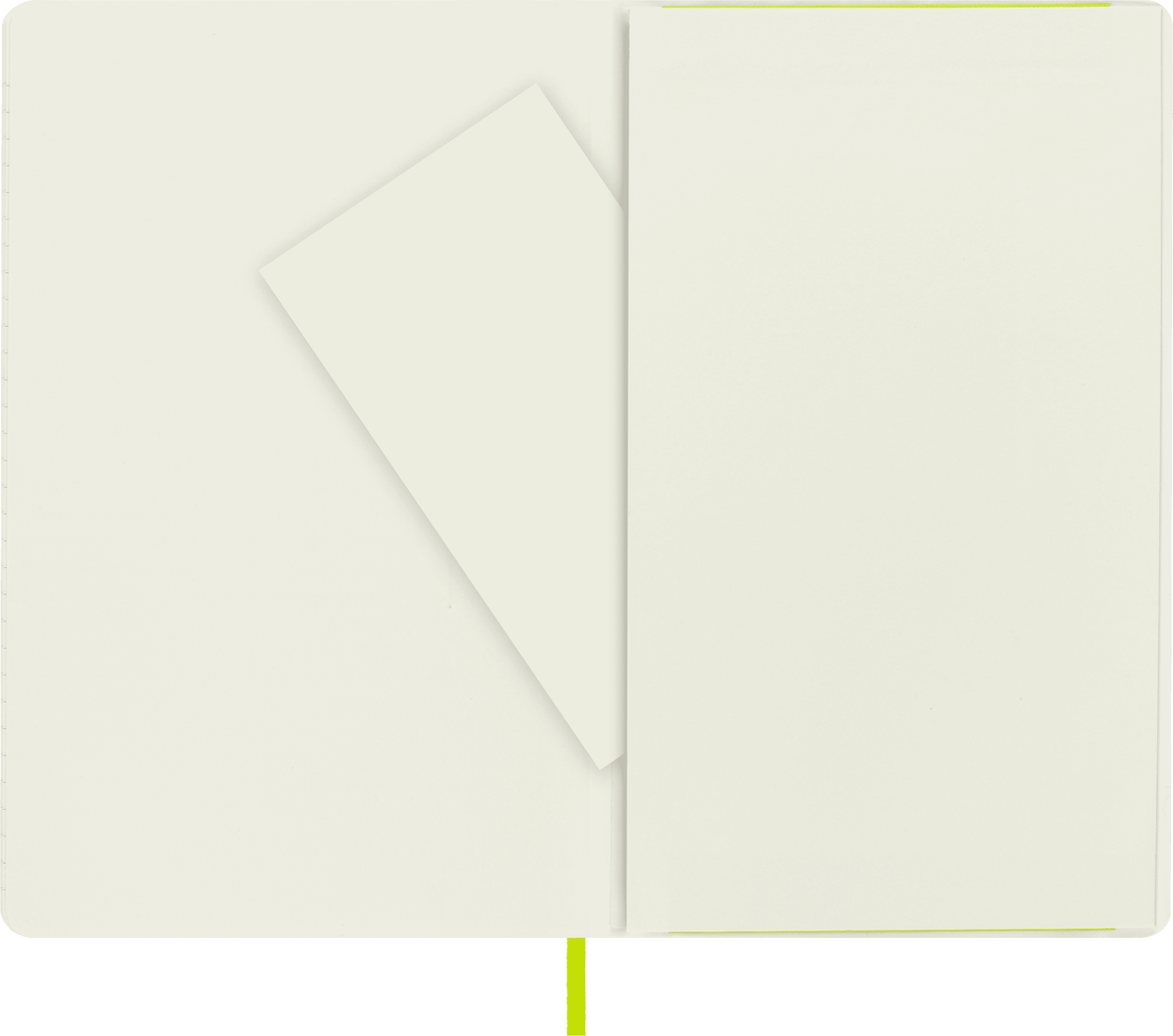 Moleskine Classic Notebook, Large, Ruled, Lemon Green, Soft Cover (5 X 8.25)