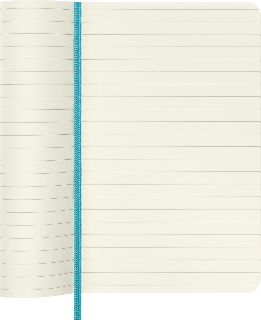 Moleskine Classic Notebook, Pocket, Ruled, Blue Reef, Soft Cover (3.5 x 5.5)