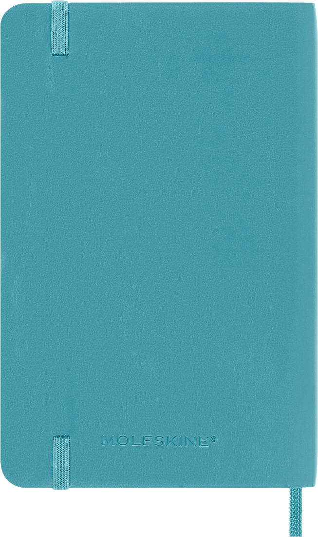 Moleskine Classic Notebook, Pocket, Ruled, Blue Reef, Soft Cover (3.5 x 5.5)