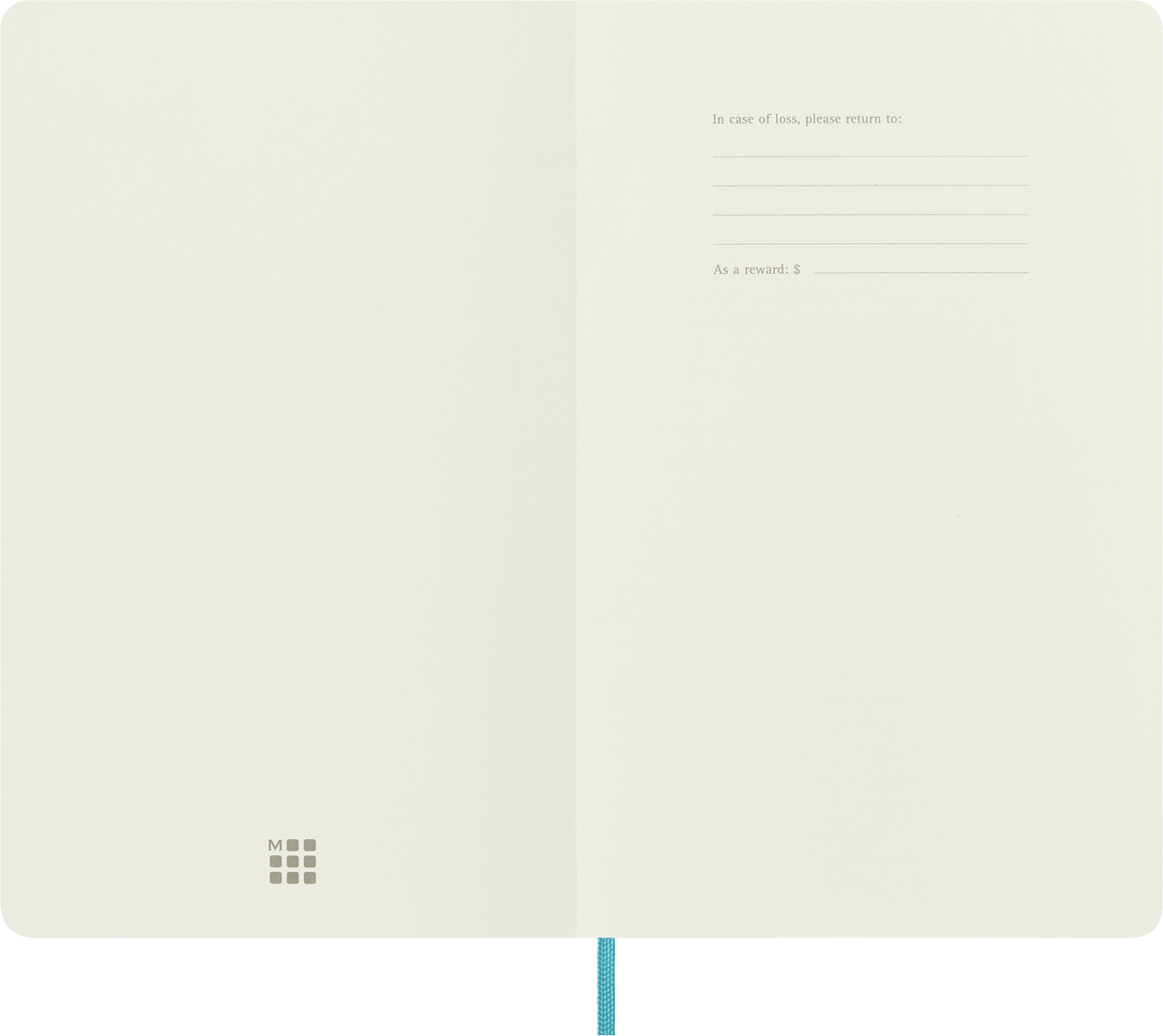 Moleskine Classic Notebook, Large, Ruled, Blue Reef, Soft Cover (5 x 8.25)