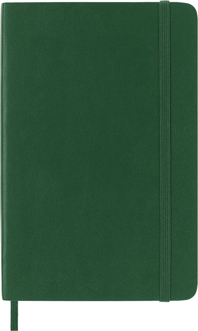 Moleskine Notebook, Pocket, Ruled, Myrtle Green, Soft Cover (3.5 x 5.5)