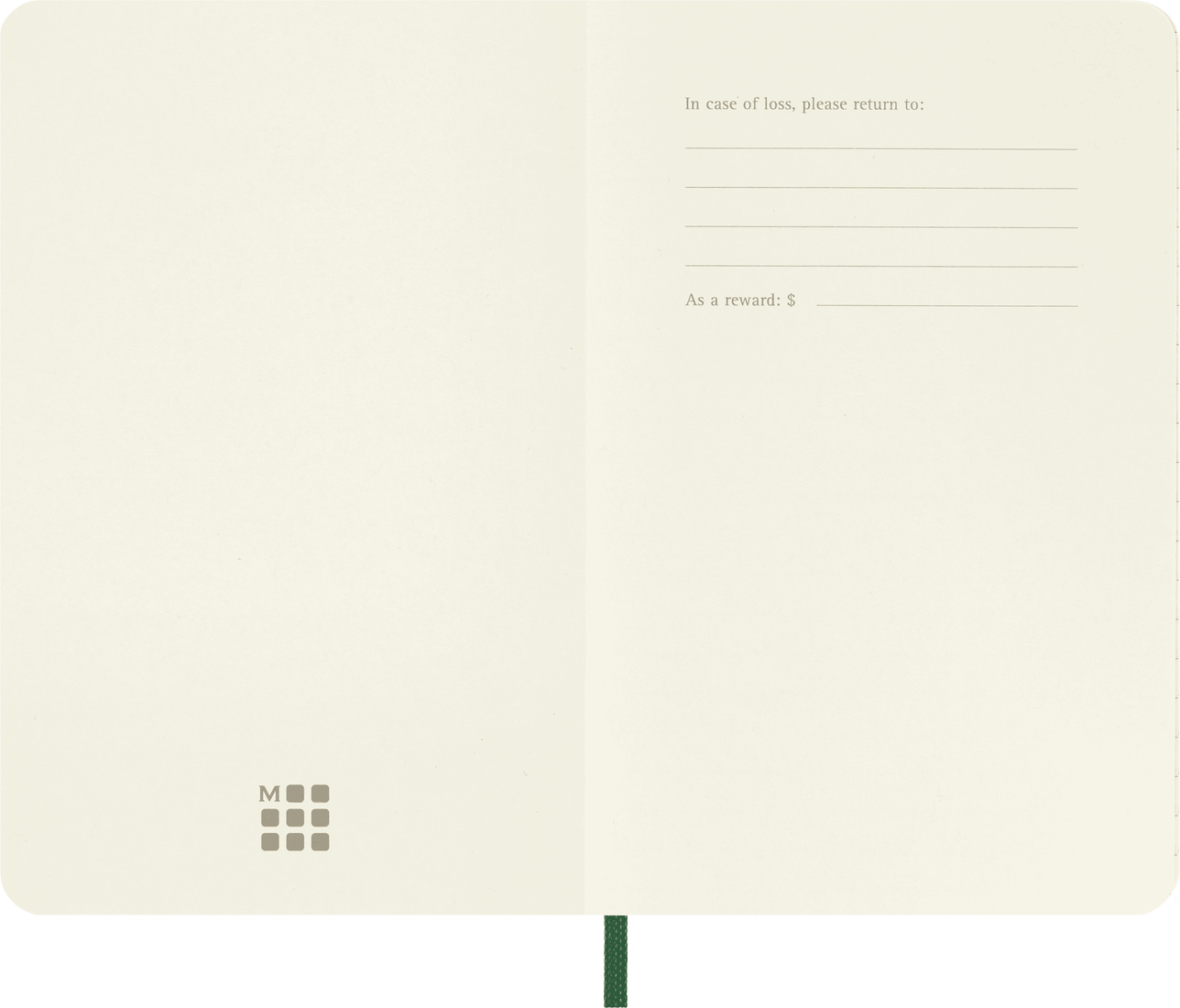 Moleskine Notebook, Pocket, Ruled, Myrtle Green, Soft Cover (3.5 x 5.5)