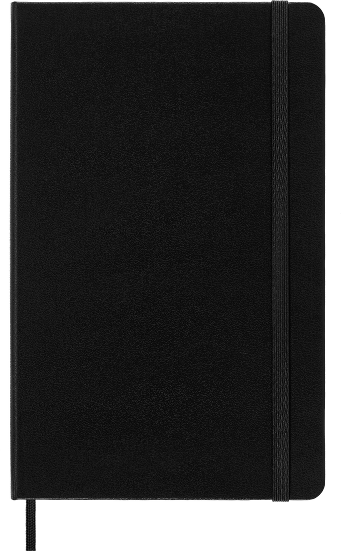 Moleskine Classic Notebook, Extra Large, Ruled, Black, Hard Cover (7.5 x 10)