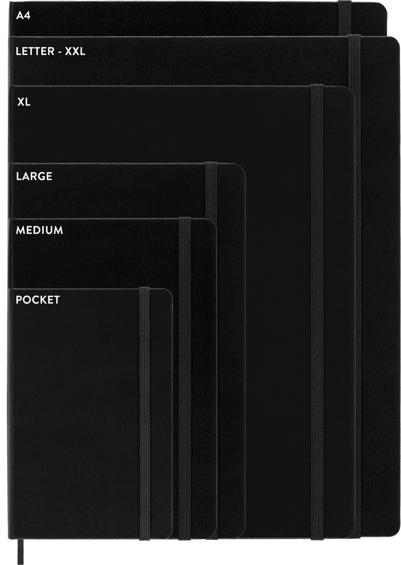 Moleskine Classic Notebook, Large, Ruled, Scarlet Red, Soft Cover (5 x 8.25)