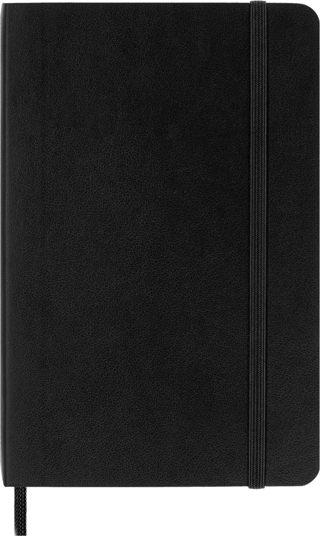 Moleskine Classic Notebook, Pocket, Ruled, Black, Soft Cover (3.5 x 5.5)