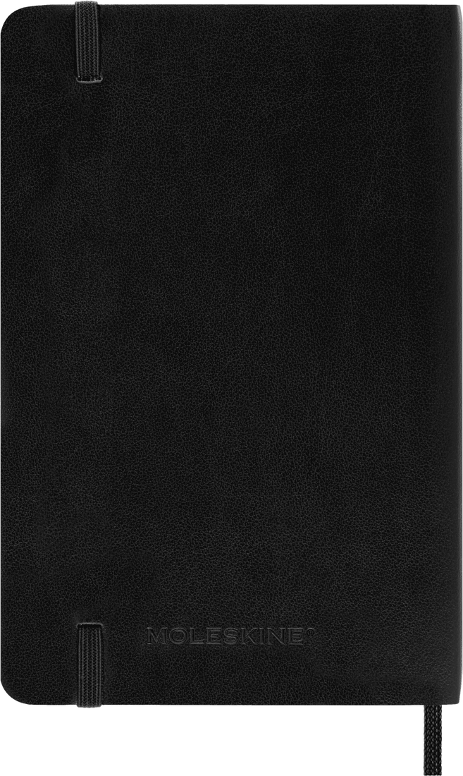 Moleskine Classic Notebook, Pocket, Ruled, Black, Soft Cover (3.5 x 5.5)