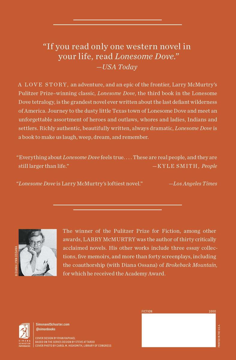 Lonesome Dove - A Novel